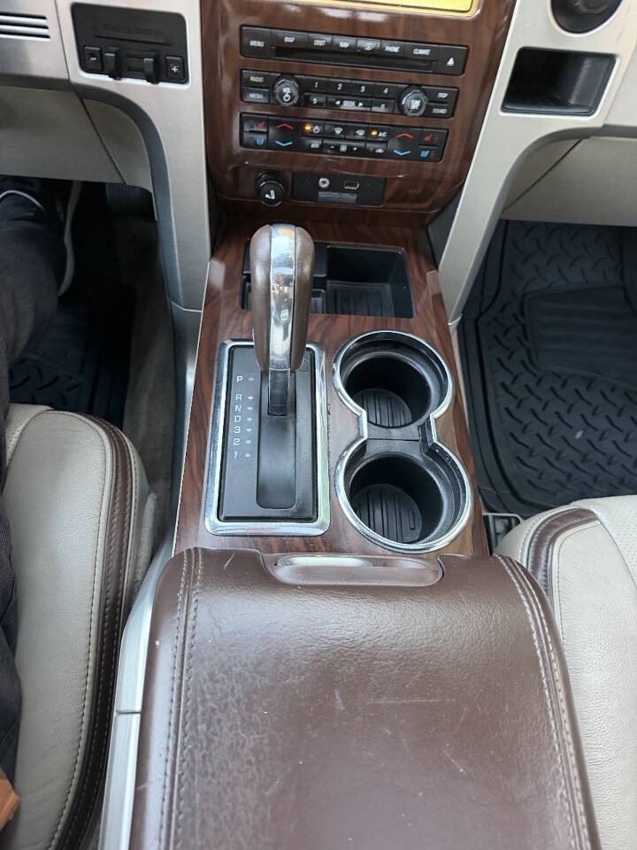 2010 Ford F150 SuperCrew Cab Platinum Pickup 4D 5 1/2 ft