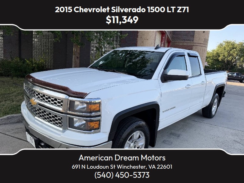 2015 Chevrolet Silverado 1500 LT Z71 Extended Cab for sale in Winchester VA
