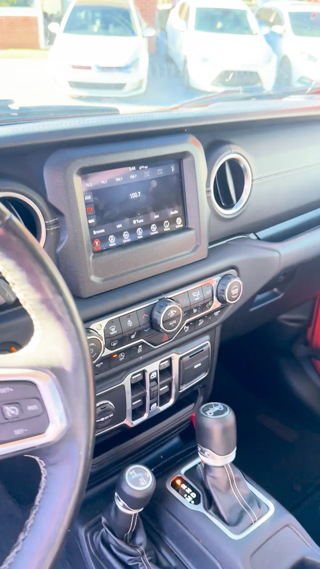 Interior of 2018 Jeep Wrangler Unlimited All New Sahara Sport Utility 4D