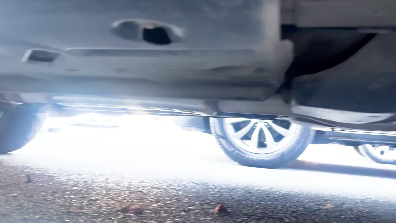 Underneath of 2019 Jeep Cherokee TrailHawk Sport Utility 4D