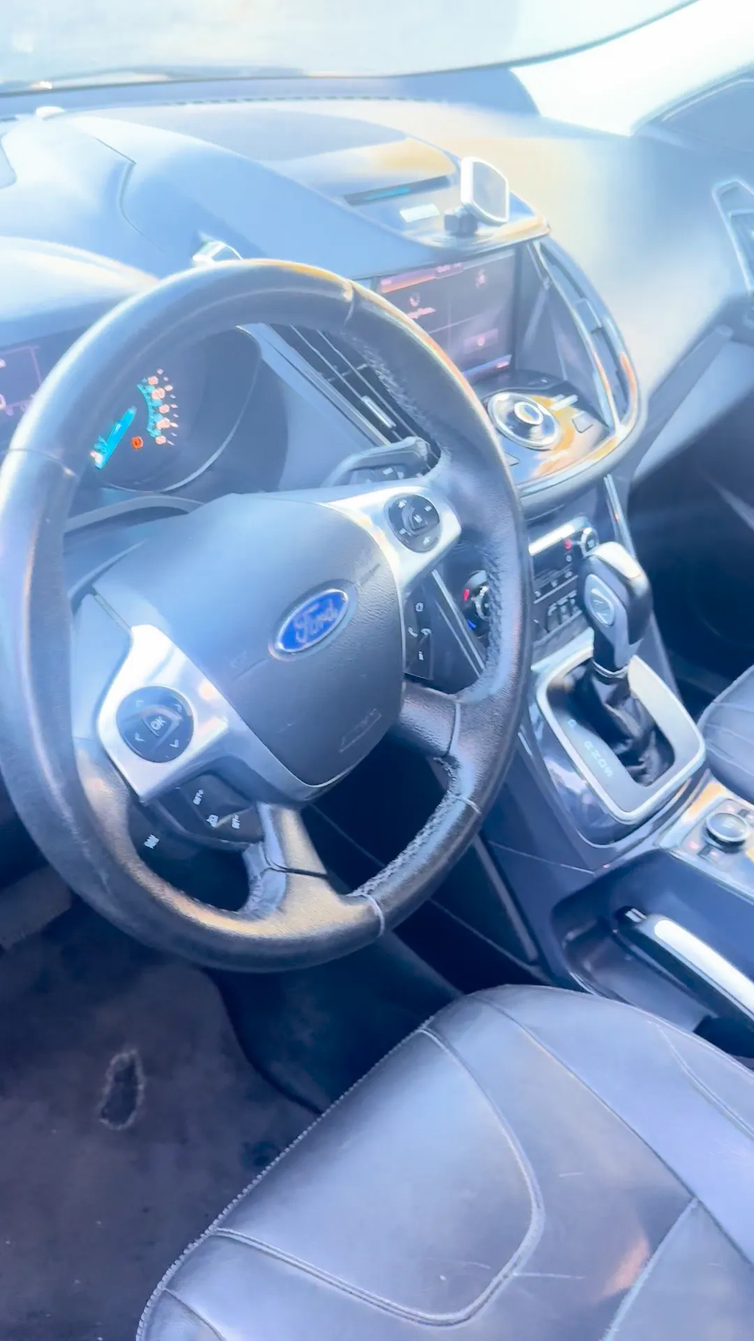 Interior of 2013 Ford Escape Titanium Sport Utility 4D