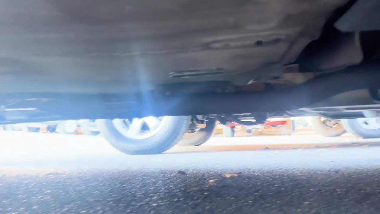 Underneath of 2013 Ford Escape Titanium Sport Utility 4D