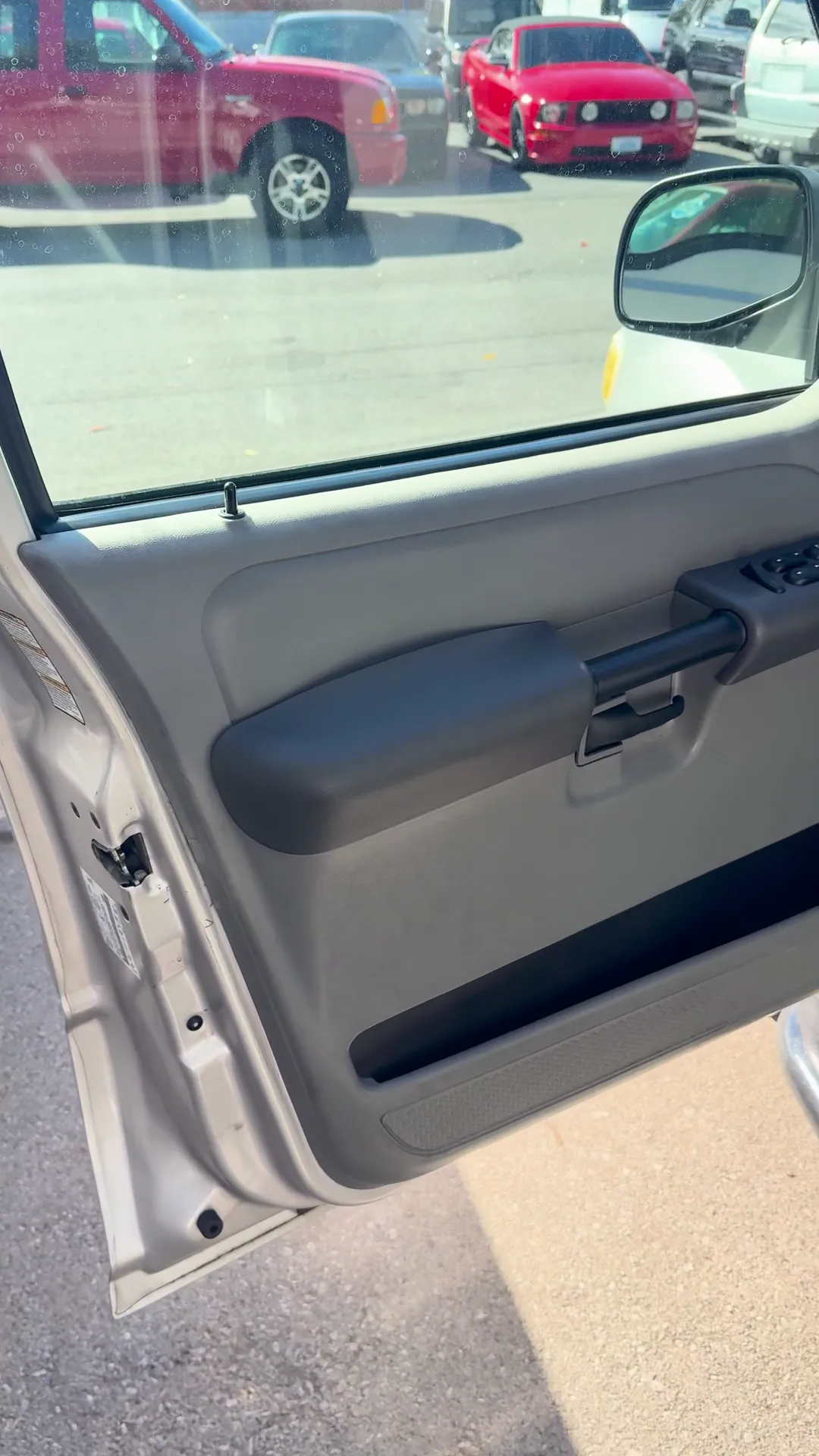 Interior of 2003 Ford Explorer Sport Trac XLT Sport Utility Pickup 4D