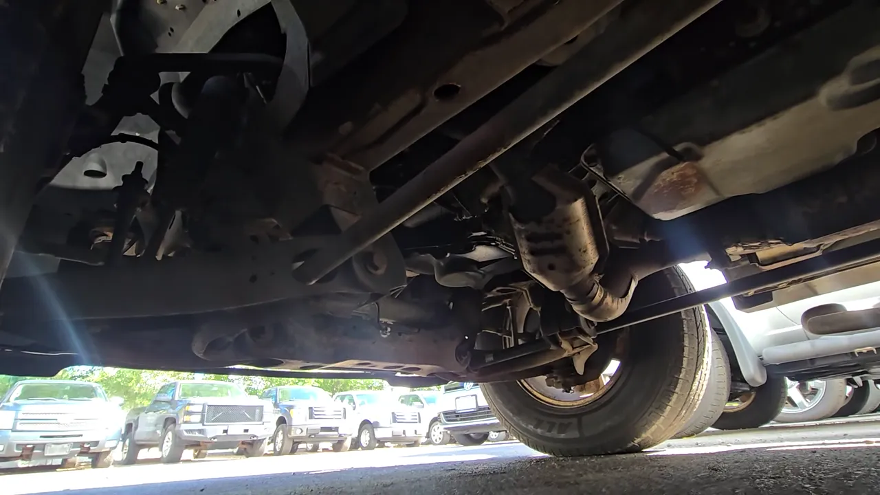 Underneath of 2003 Ford Explorer Sport Trac XLT Sport Utility Pickup 4D