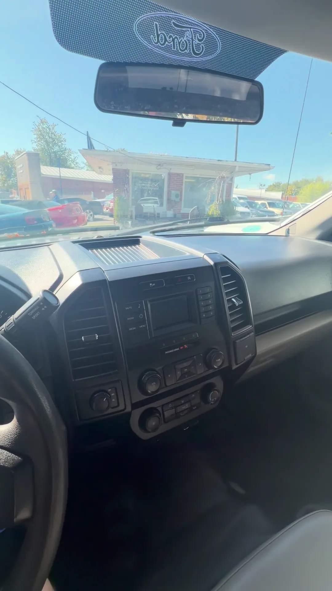 Interior of 2016 Ford F150 Super Cab XL Pickup 4D 6 1/2 ft