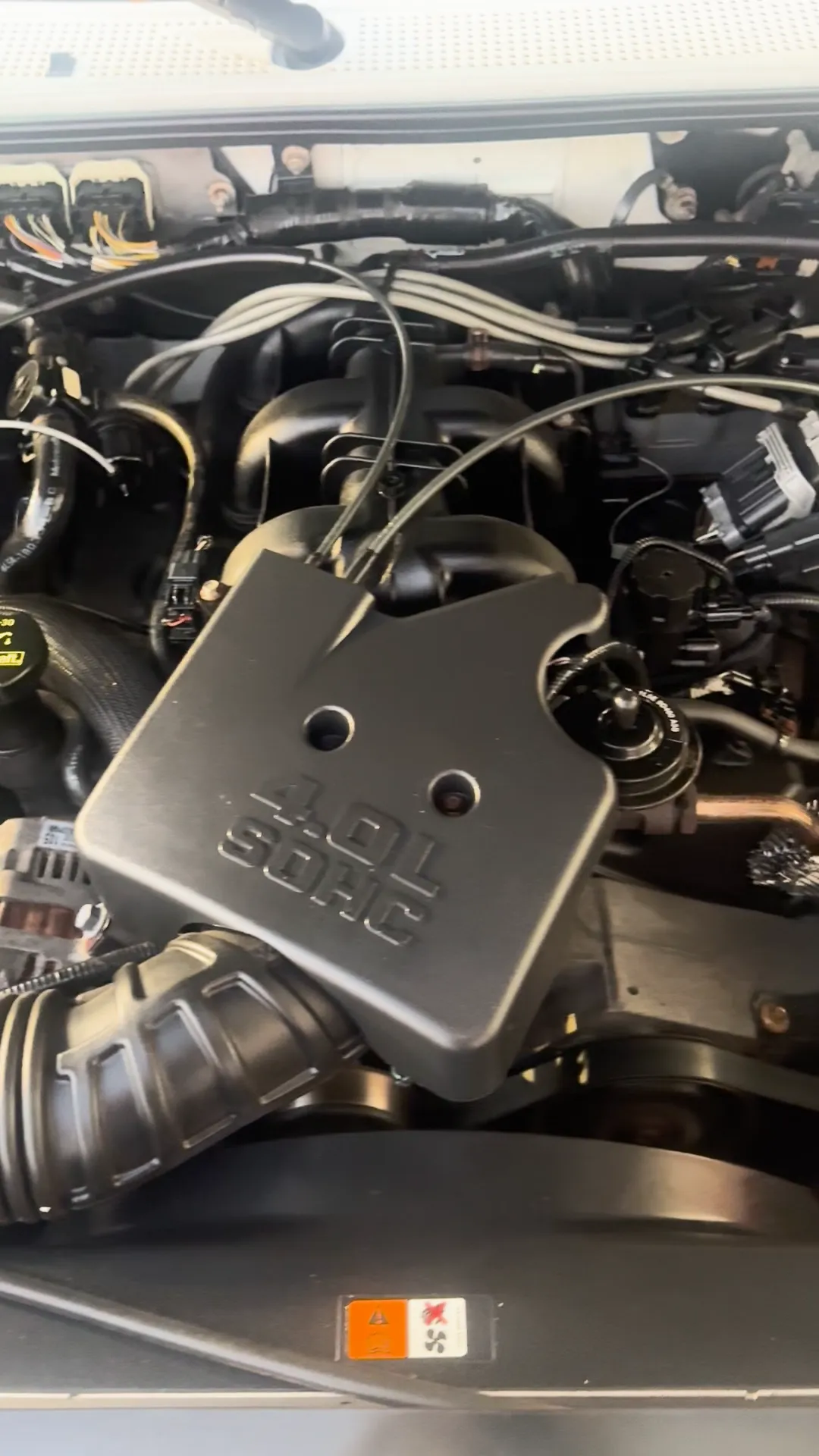 Engine bay of 2011 Ford Ranger Regular Cab XL Pickup 2D 7 ft