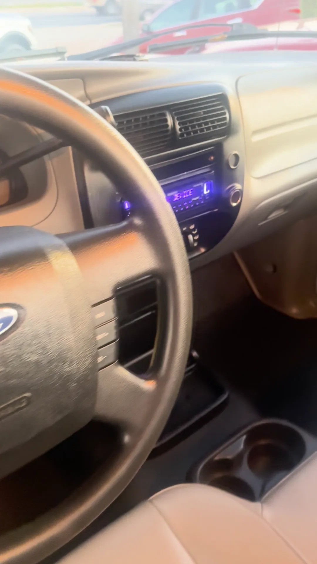 Interior of 2011 Ford Ranger Regular Cab XL Pickup 2D 7 ft