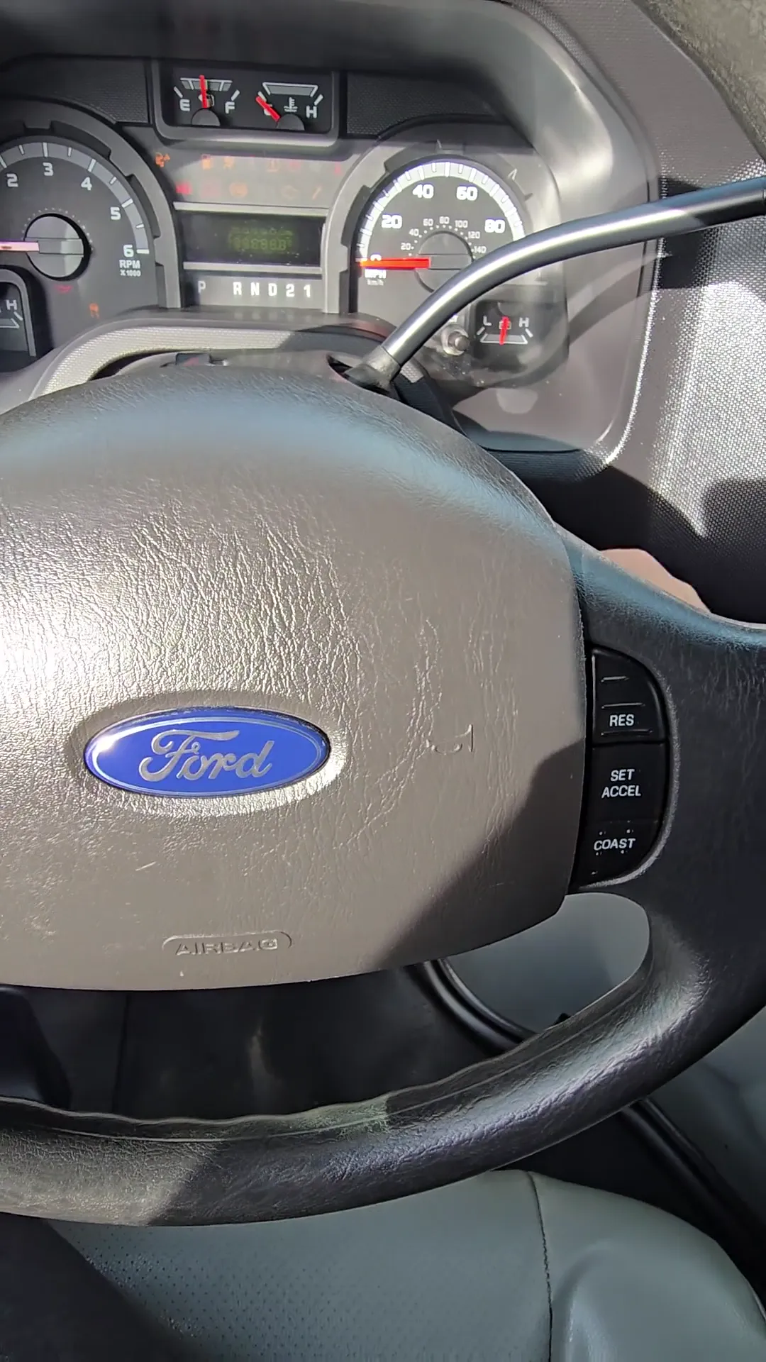 Interior of 2011 Ford E250 Cargo Van 3D