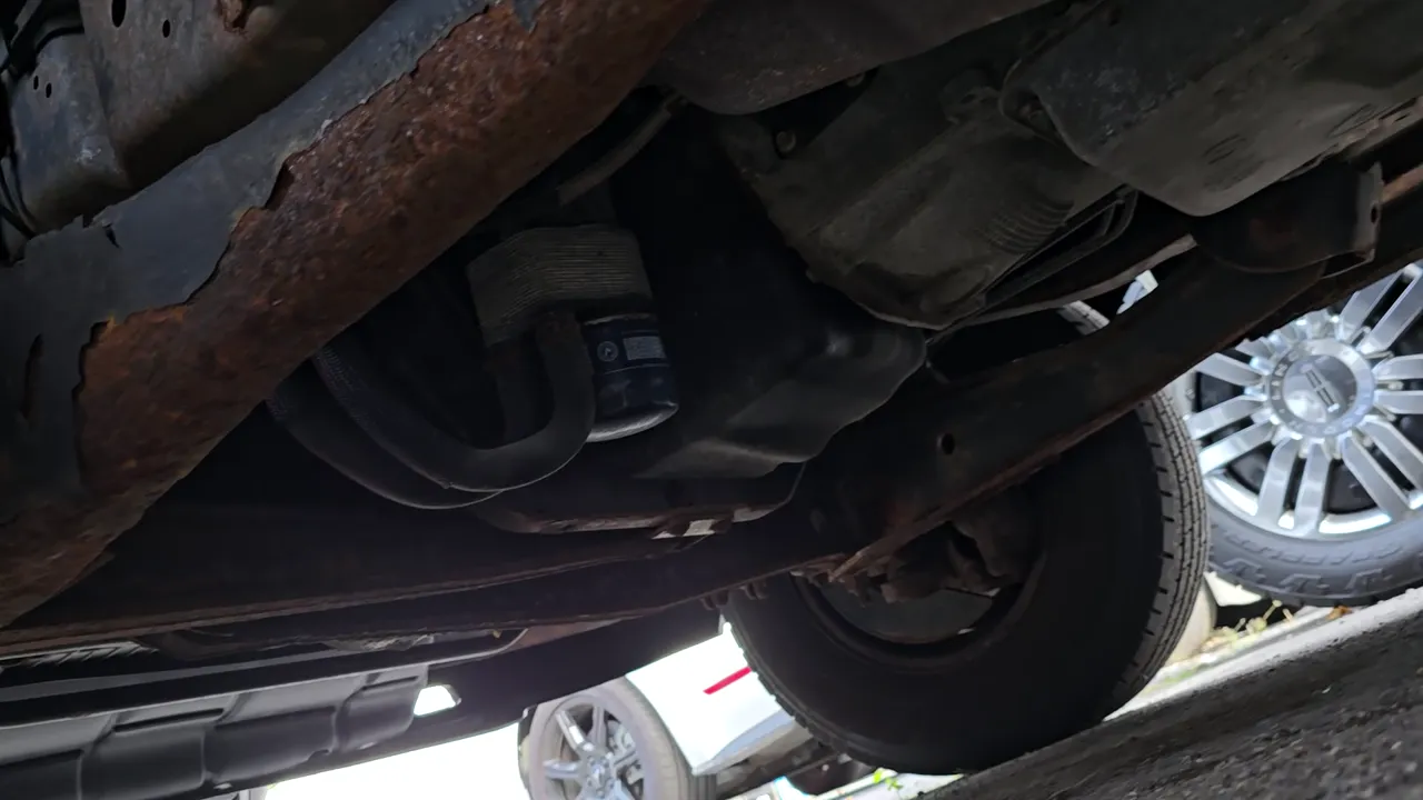 Underneath of 2011 Ford E250 Cargo Van 3D