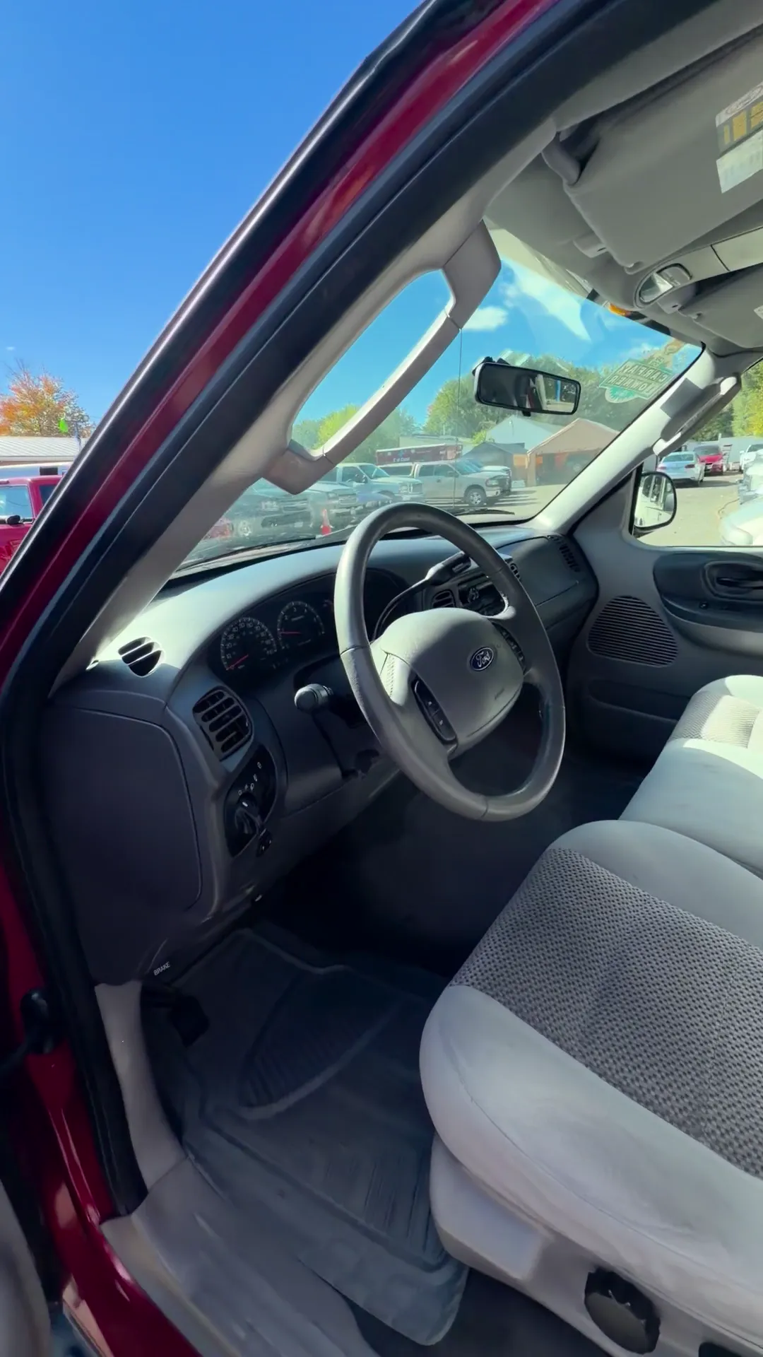 Interior of 2003 Ford F150 SuperCrew Cab XLT Pickup 4D 5 1/2 ft