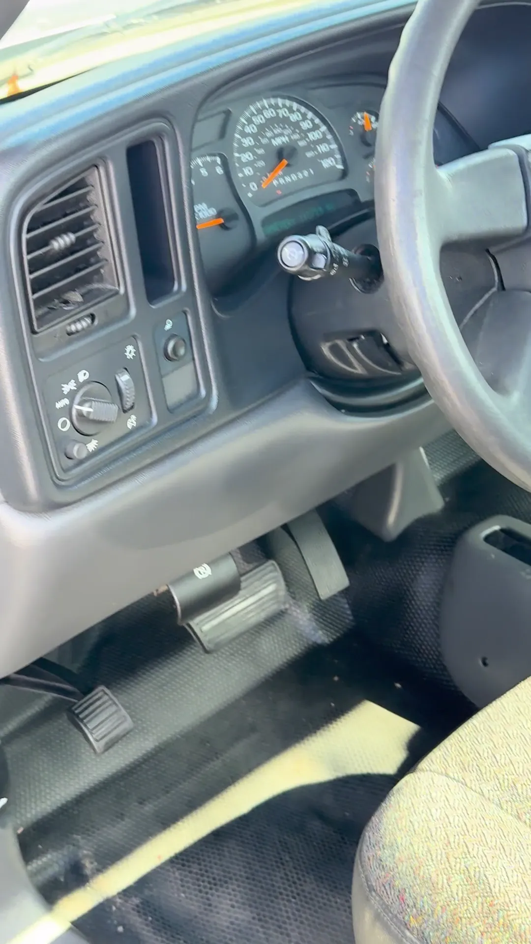 Interior of 2006 Chevrolet Silverado 1500 Regular Cab Work Truck Pickup 2D 8 ft