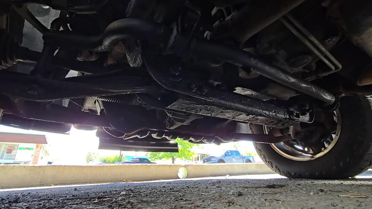 Underneath of 2013 Chevrolet Silverado 1500 Extended Cab LTZ Pickup 4D 6 1/2 ft