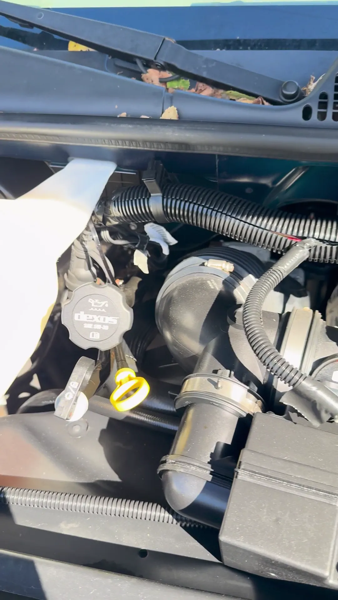 Engine bay of 2015 Chevrolet Express 2500 Cargo Van 3D