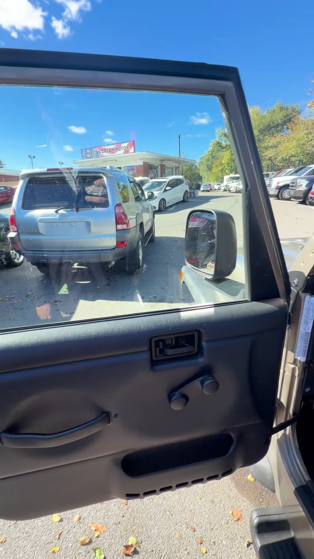 Interior of 2004 Jeep Wrangler X Sport Utility 2D