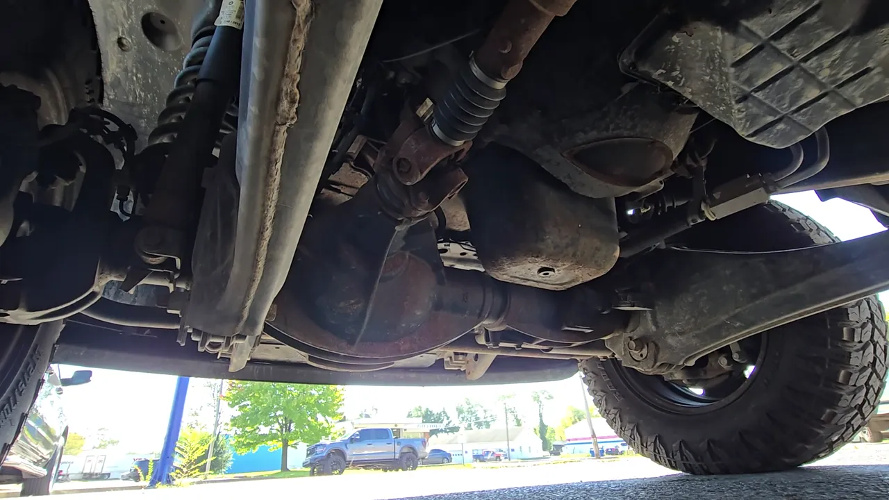 Underneath of 2018 Ram 2500 Crew Cab SLT Pickup 4D 6 1/3 ft