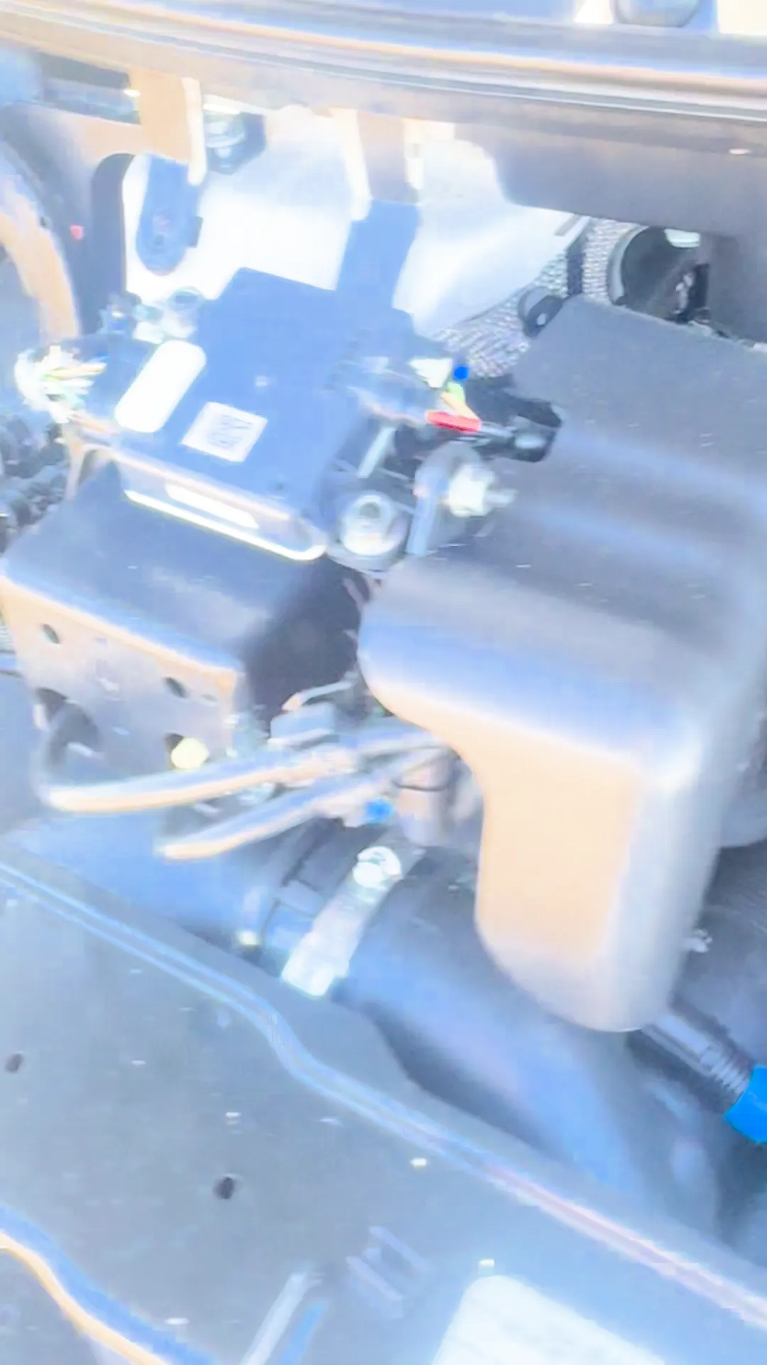 Engine bay of 2014 Ram ProMaster 3500 Cargo Tradesman Van 3D