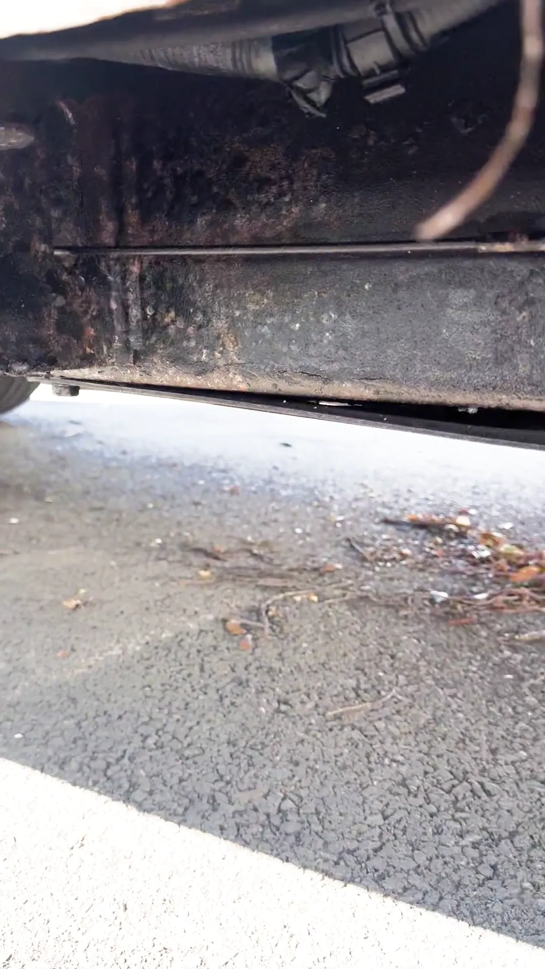 Underneath of 2010 Chevrolet Silverado 1500 Crew Cab Hybrid Pickup 4D 5 3/4 ft