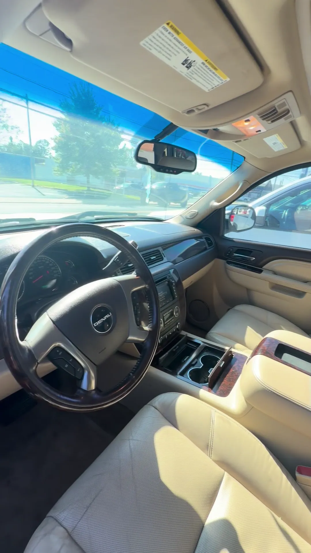 Interior of 2011 GMC Sierra 1500 Crew Cab Denali Pickup 4D 5 3/4 ft