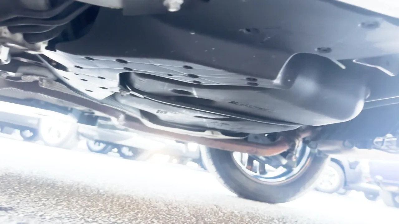 Underneath of 2020 Toyota Yaris Hatchback XLE Sedan 4D