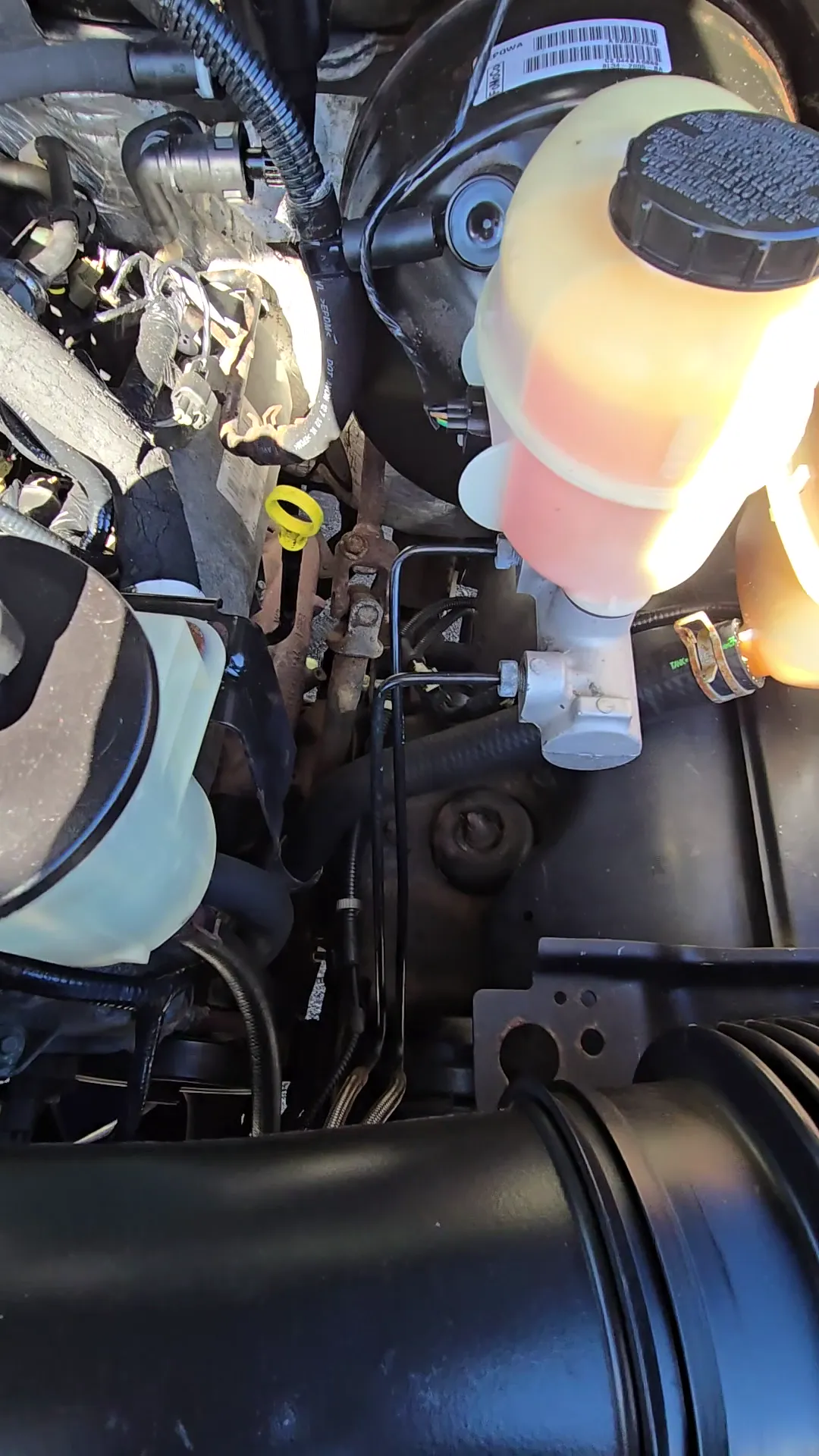 Engine bay of 2008 Lincoln Mark LT Pickup 4D 6 1/2 ft