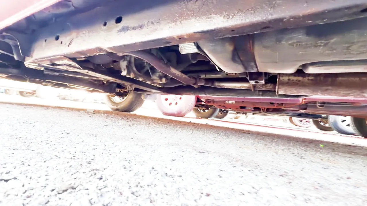 Underneath of 2011 Suzuki Equator Extended Cab Sport Pickup 2D 6 ft