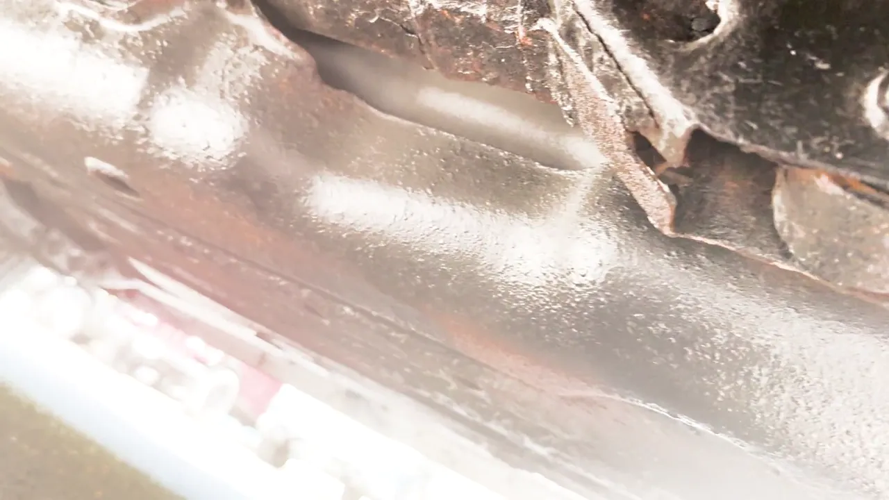 Underneath of 2003 Toyota 4Runner Sport SUV 4D